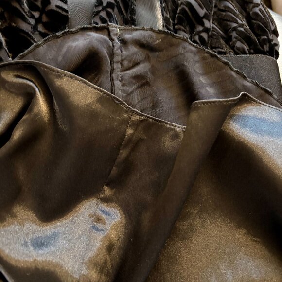 Studio M Black Velvet Halter Dress - Elegant and Timeless.  S - Picture 10 of 10